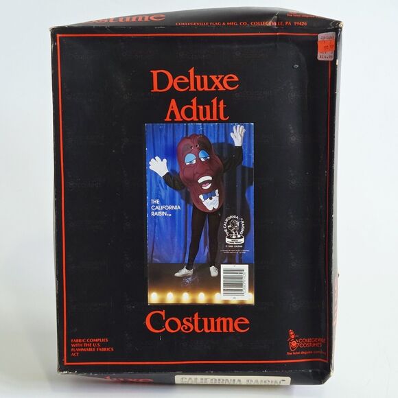 NEW California Raisins Adult Costume Halloween Pullover Vtg 1987 - Never Worn! - Picture 15 of 16
